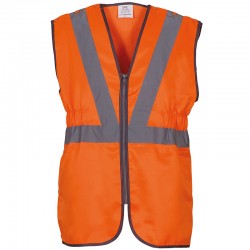 YOKO Hi vis premier pull-apart railway vests